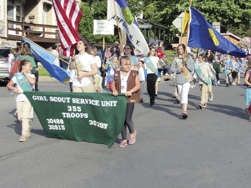 Large crowd turns out to salute Flag Day Parade